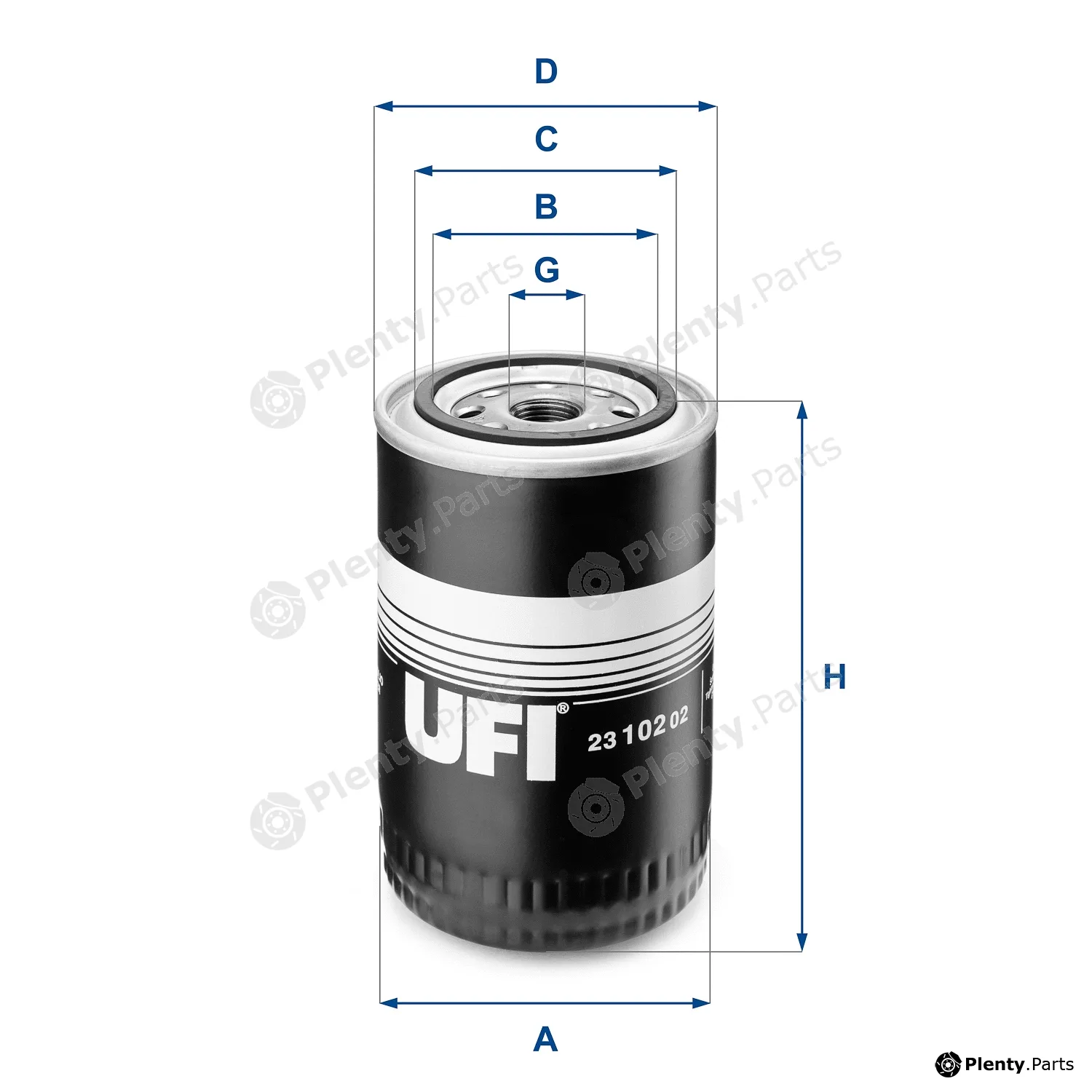 UFI 23.102.02 — Oil Filter
