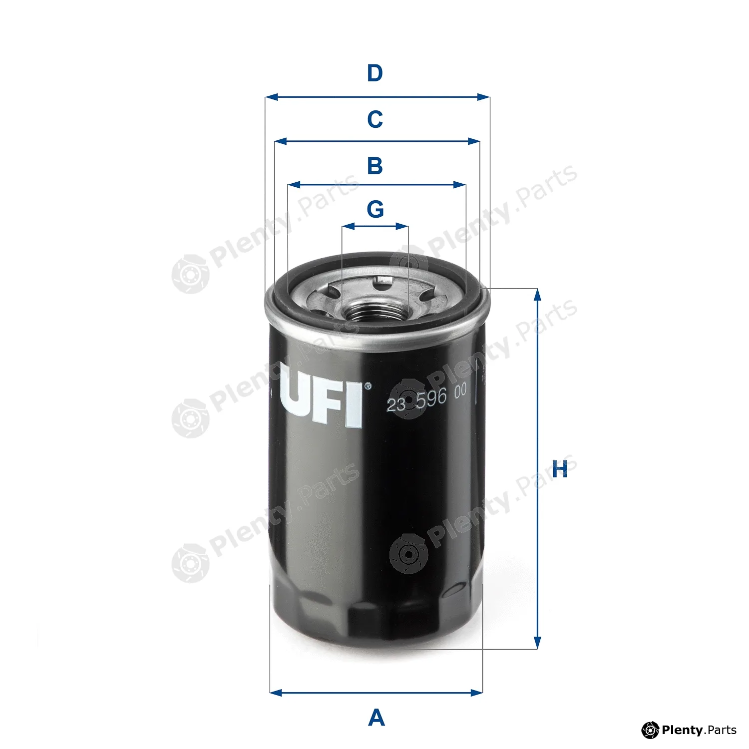 UFI 23.596.00 — Oil Filter