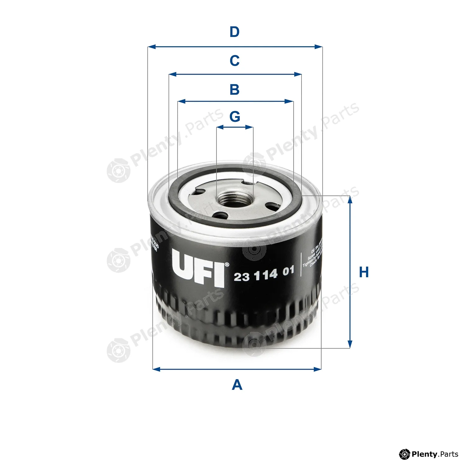 UFI 23.114.01 — Oil Filter