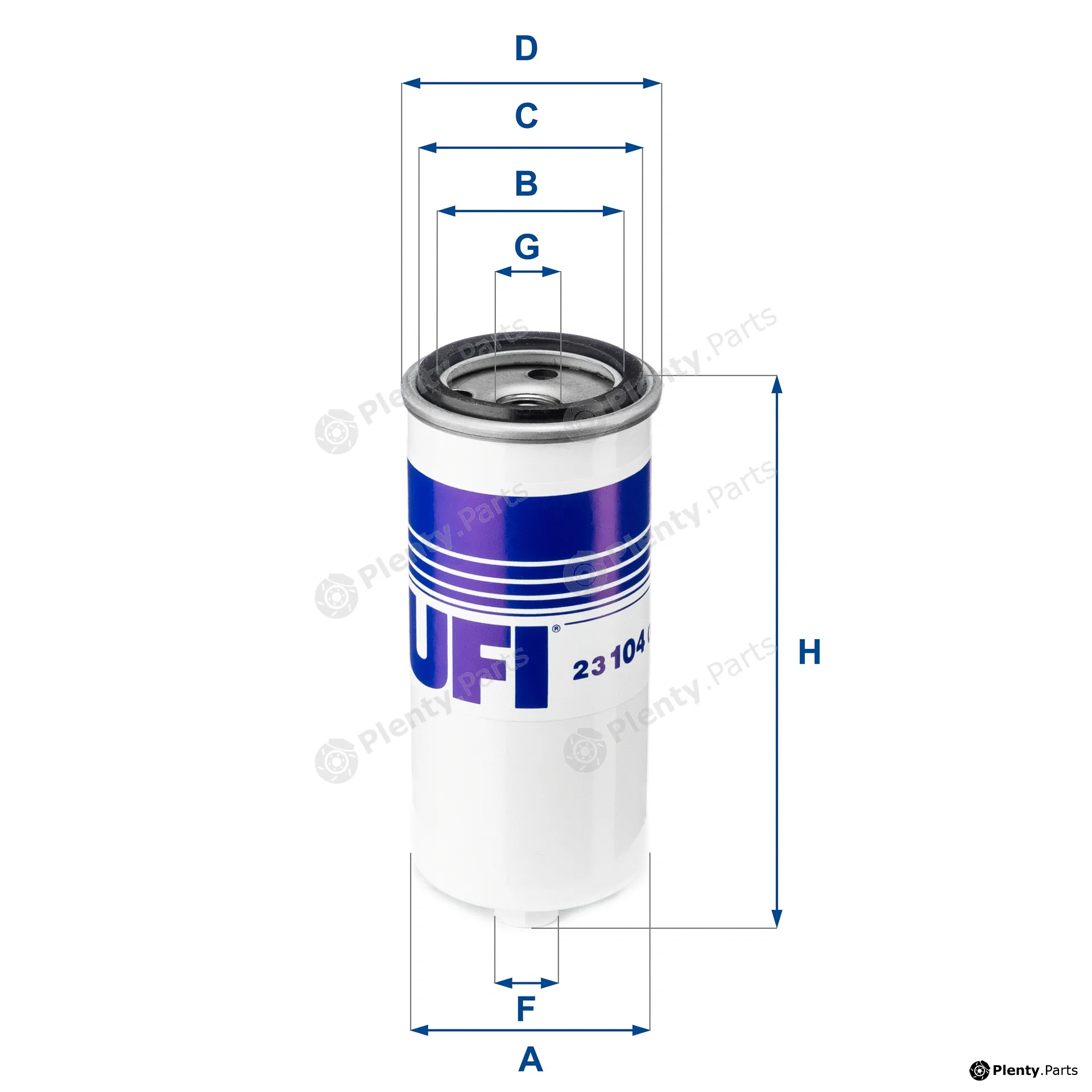 UFI 23.104.00 — Oil Filter