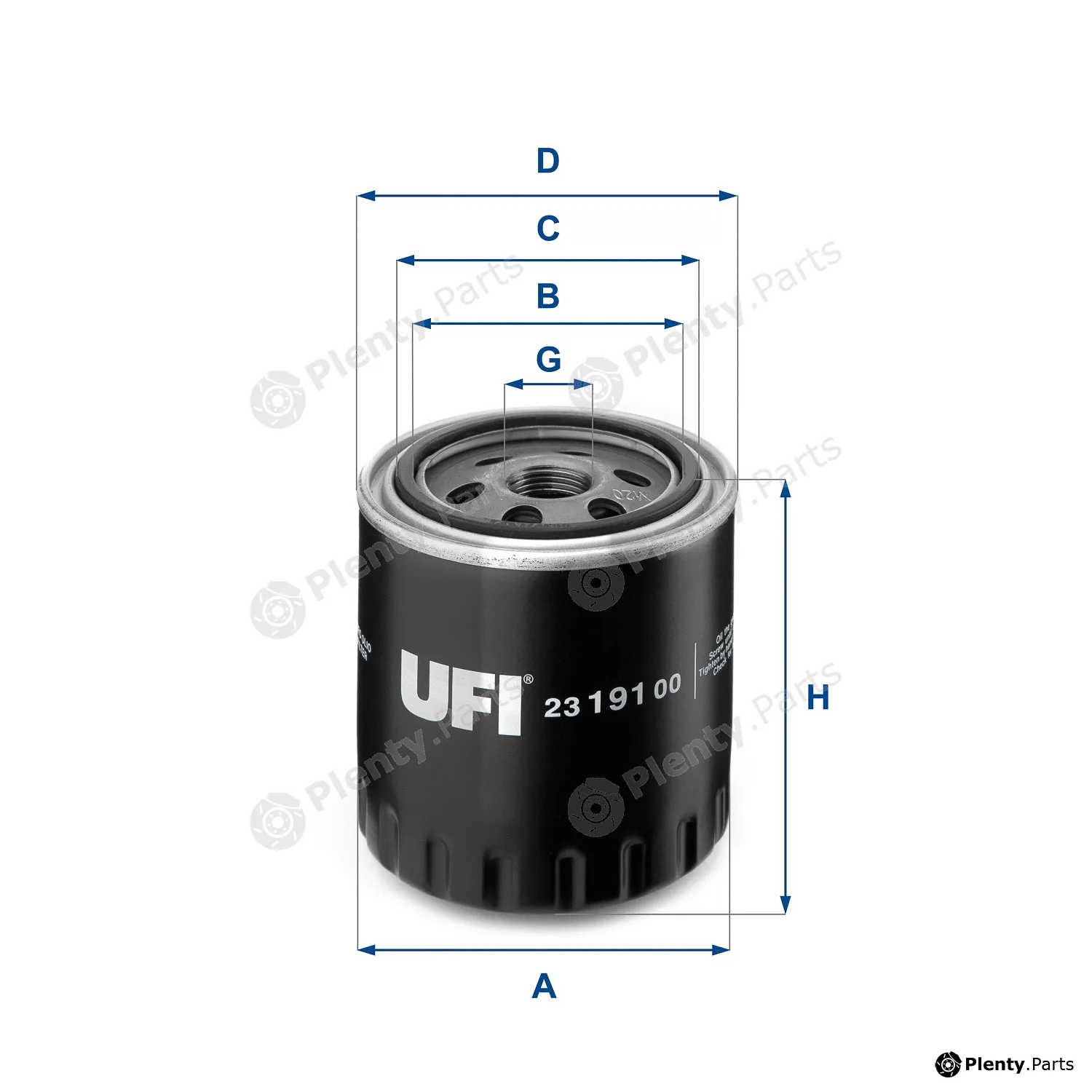 UFI 23.191.00 — Oil Filter