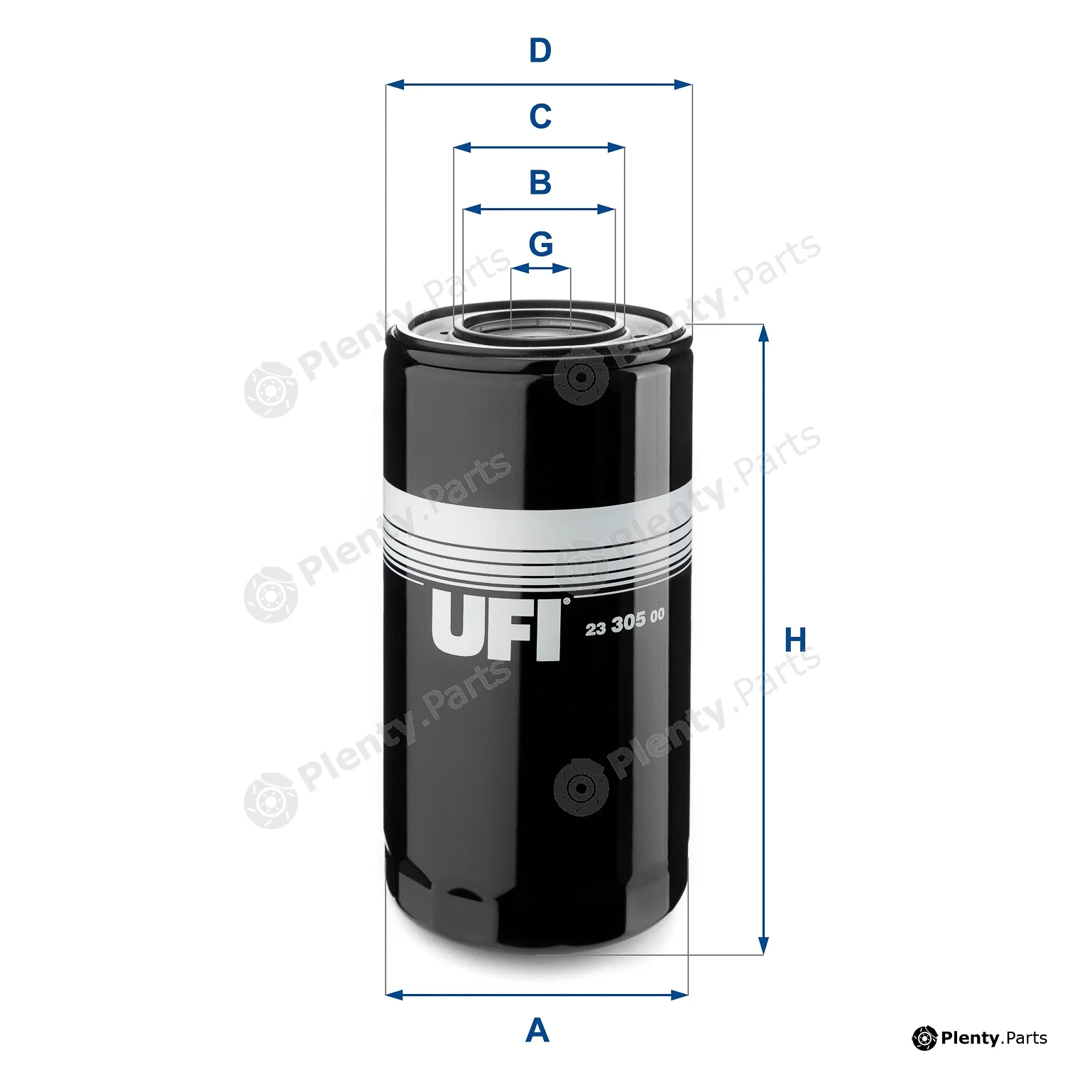 UFI 23.305.00 — Oil Filter