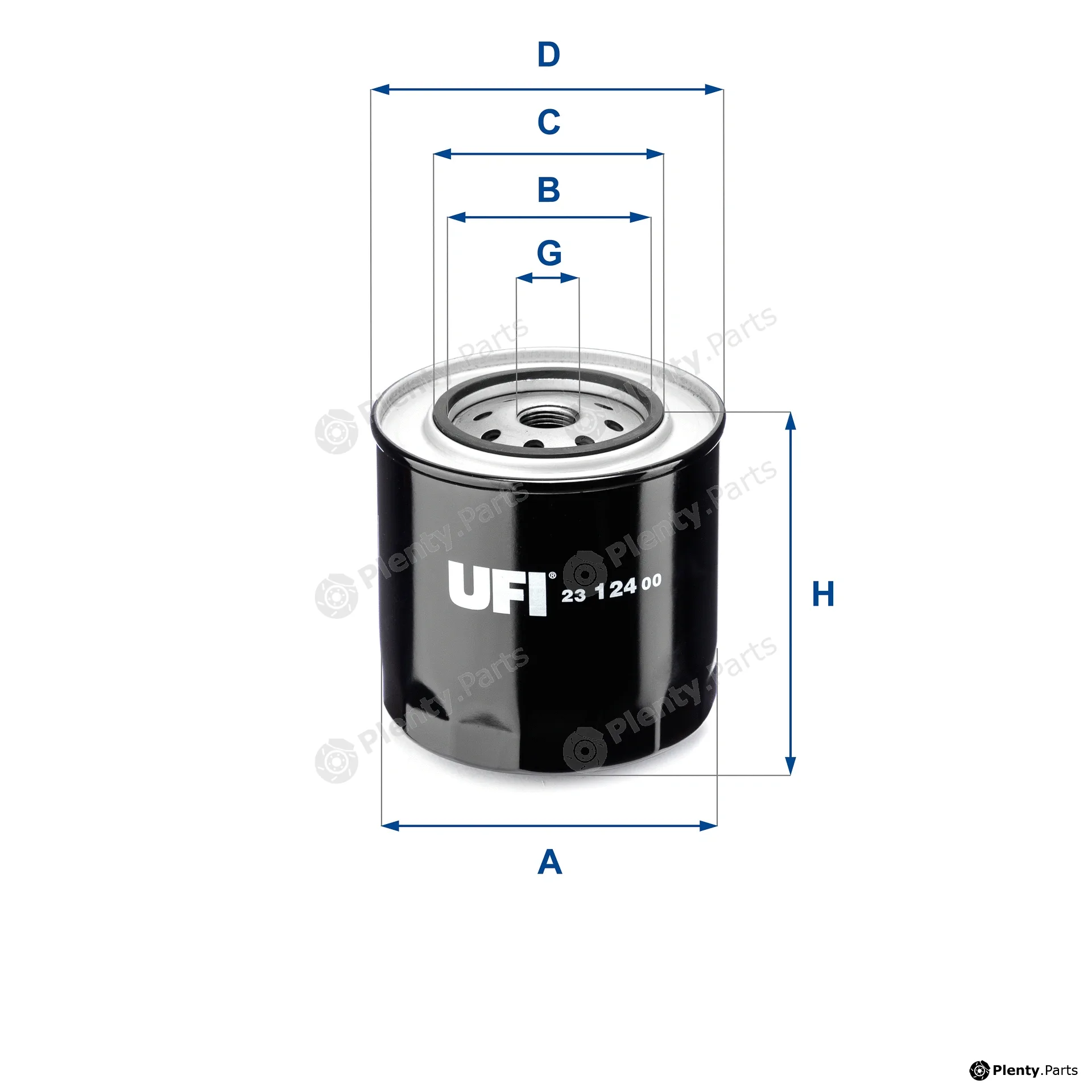 UFI 23.124.00 — Oil Filter