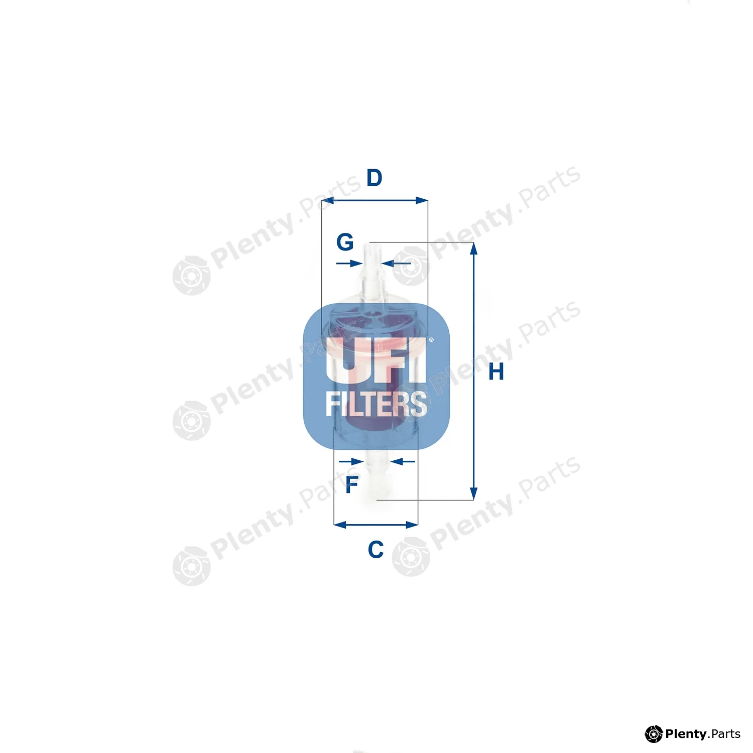 UFI 31.027.00 — Fuel Filter