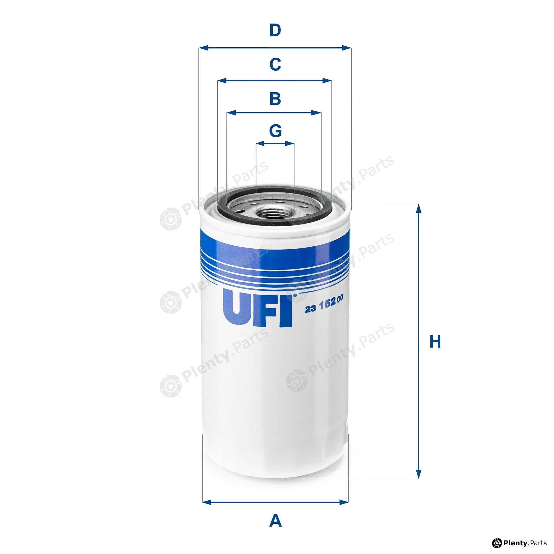 UFI 23.152.00 — Oil Filter