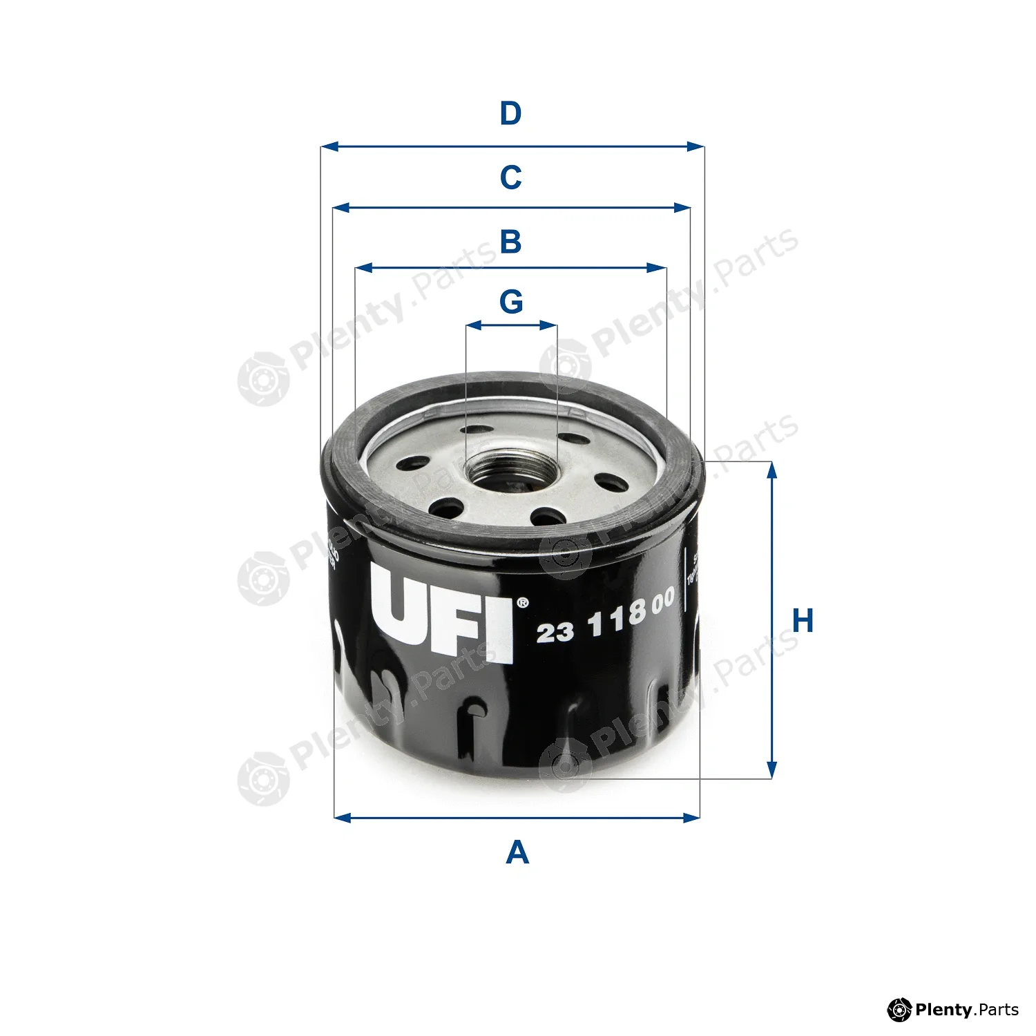UFI 23.118.00 — Oil Filter