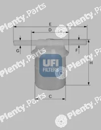 UFI 31.005.00 — Fuel Filter