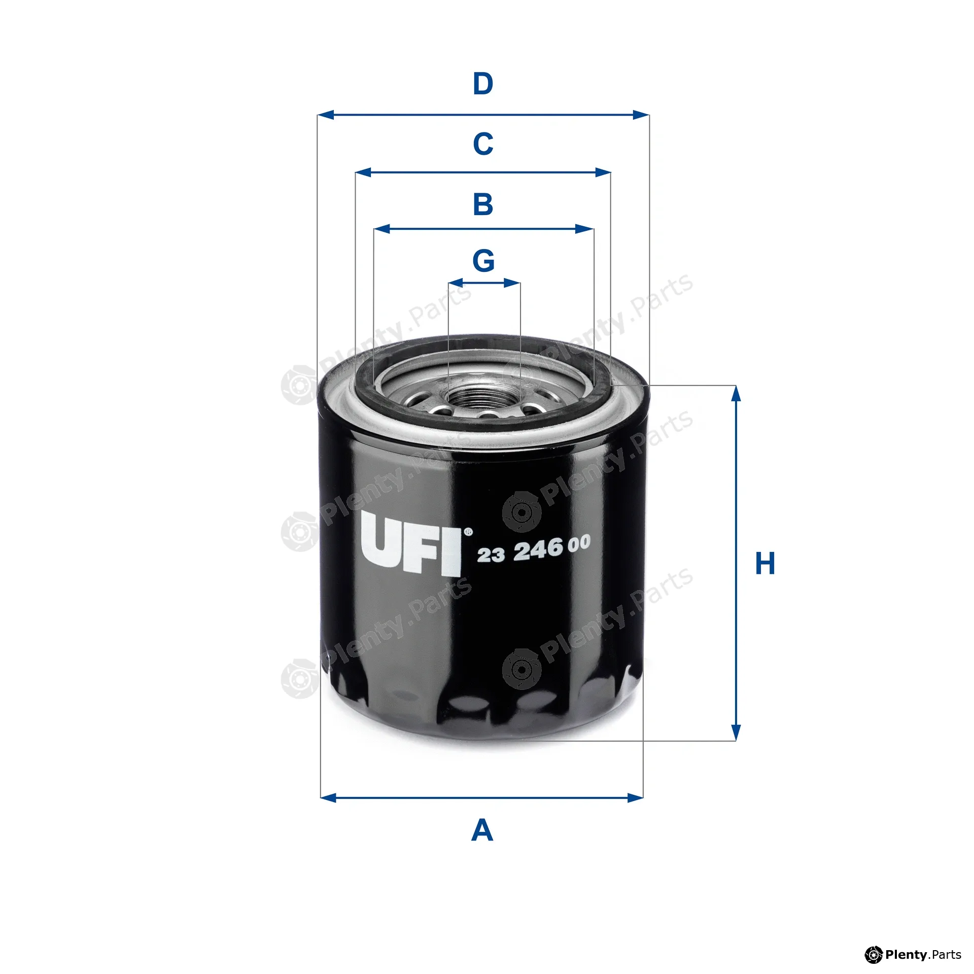 UFI 23.246.00 — Oil Filter