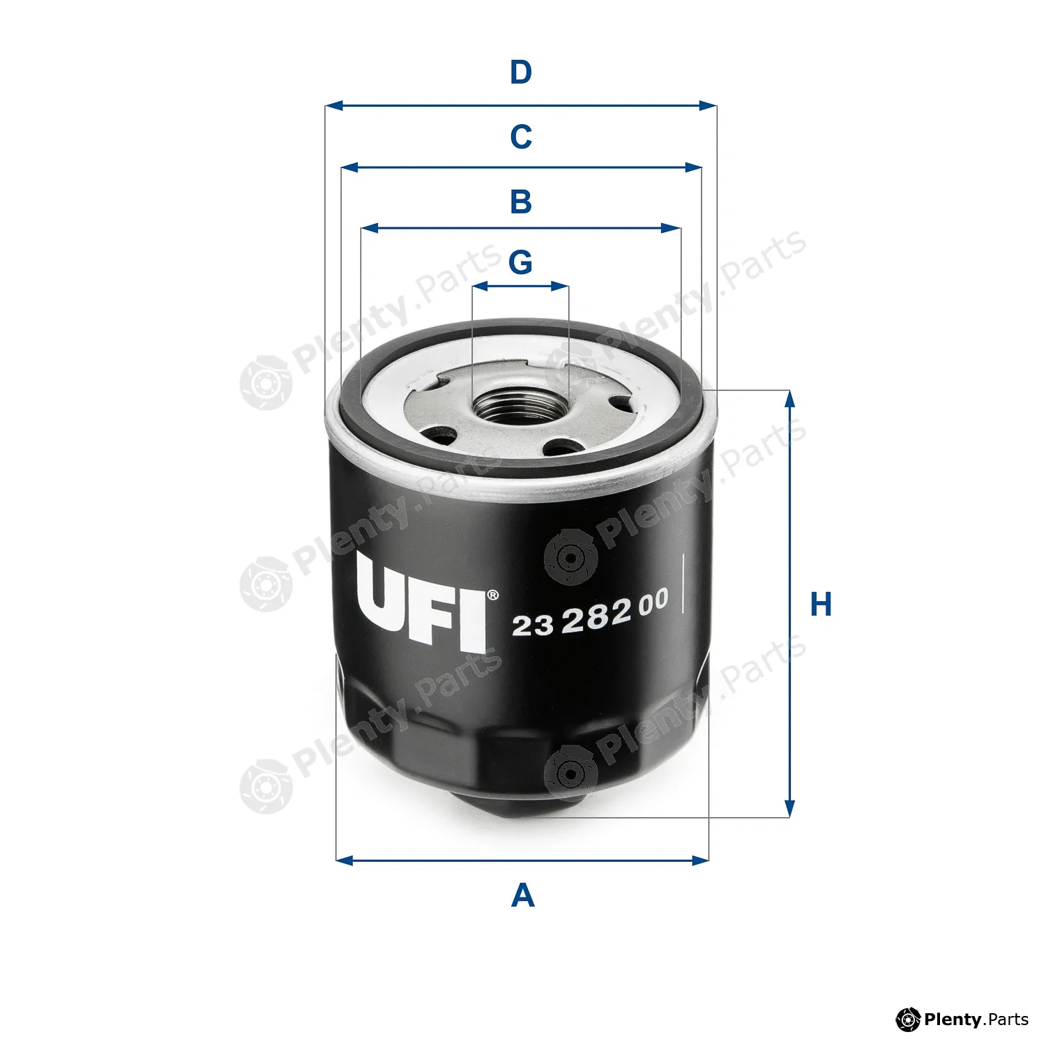 UFI 23.282.00 — Oil Filter