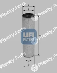 UFI 27.611.00 — Secondary Air Filter