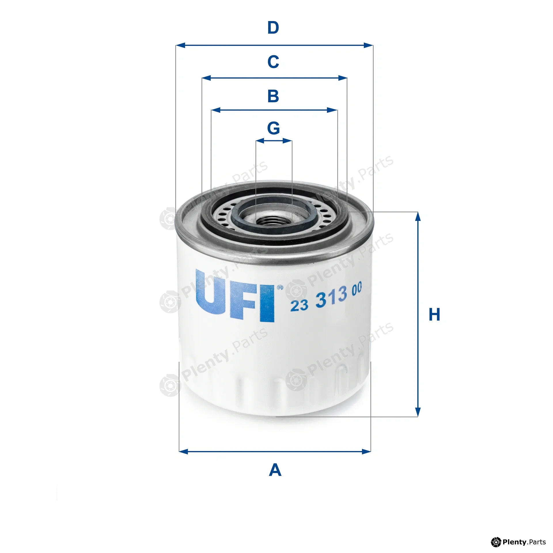 UFI 23.313.00 — Oil Filter