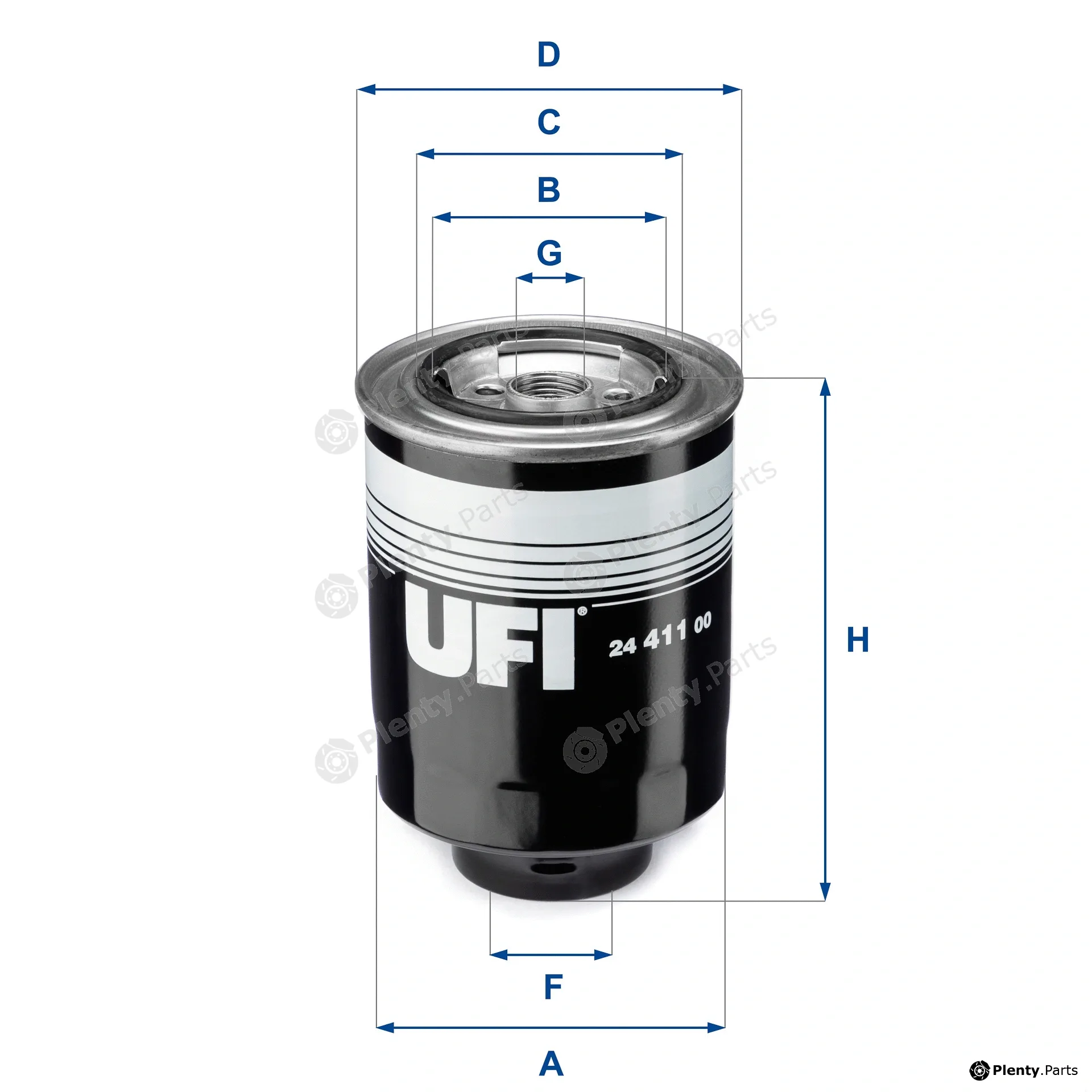 UFI 24.411.00 — Fuel Filter