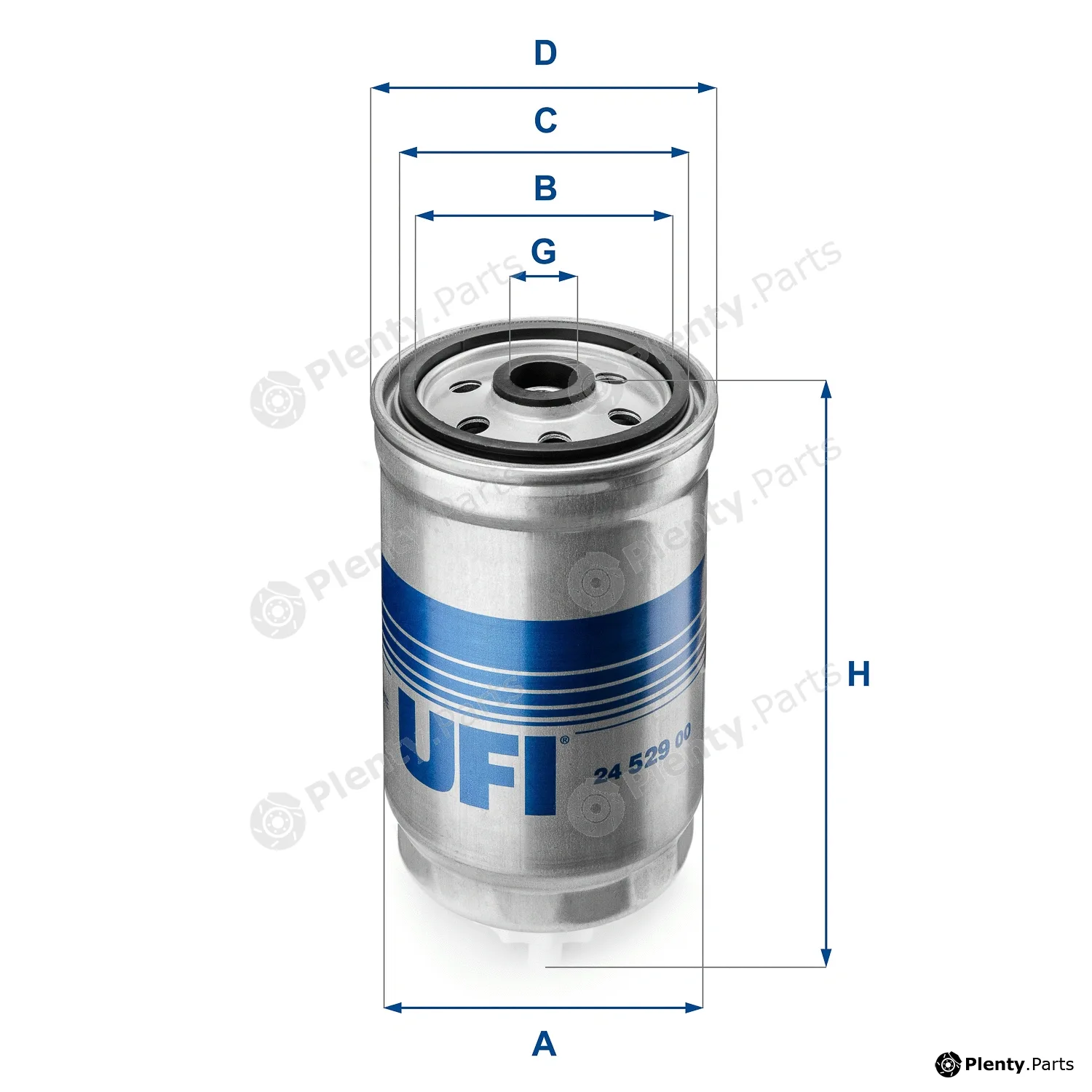 UFI 24.529.00 — Fuel Filter