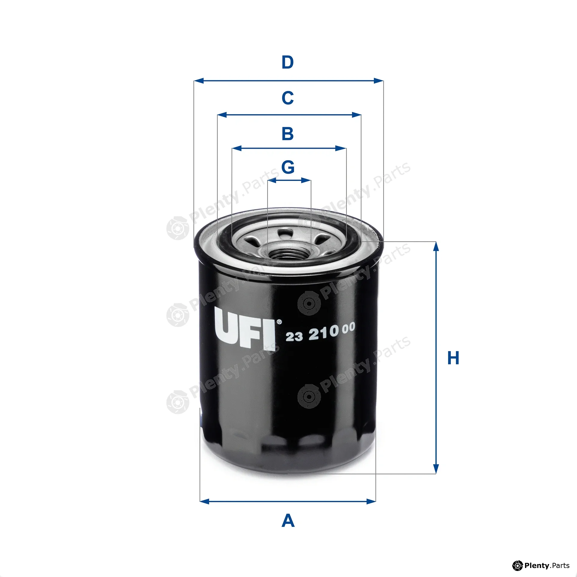 UFI 23.210.00 — Oil Filter
