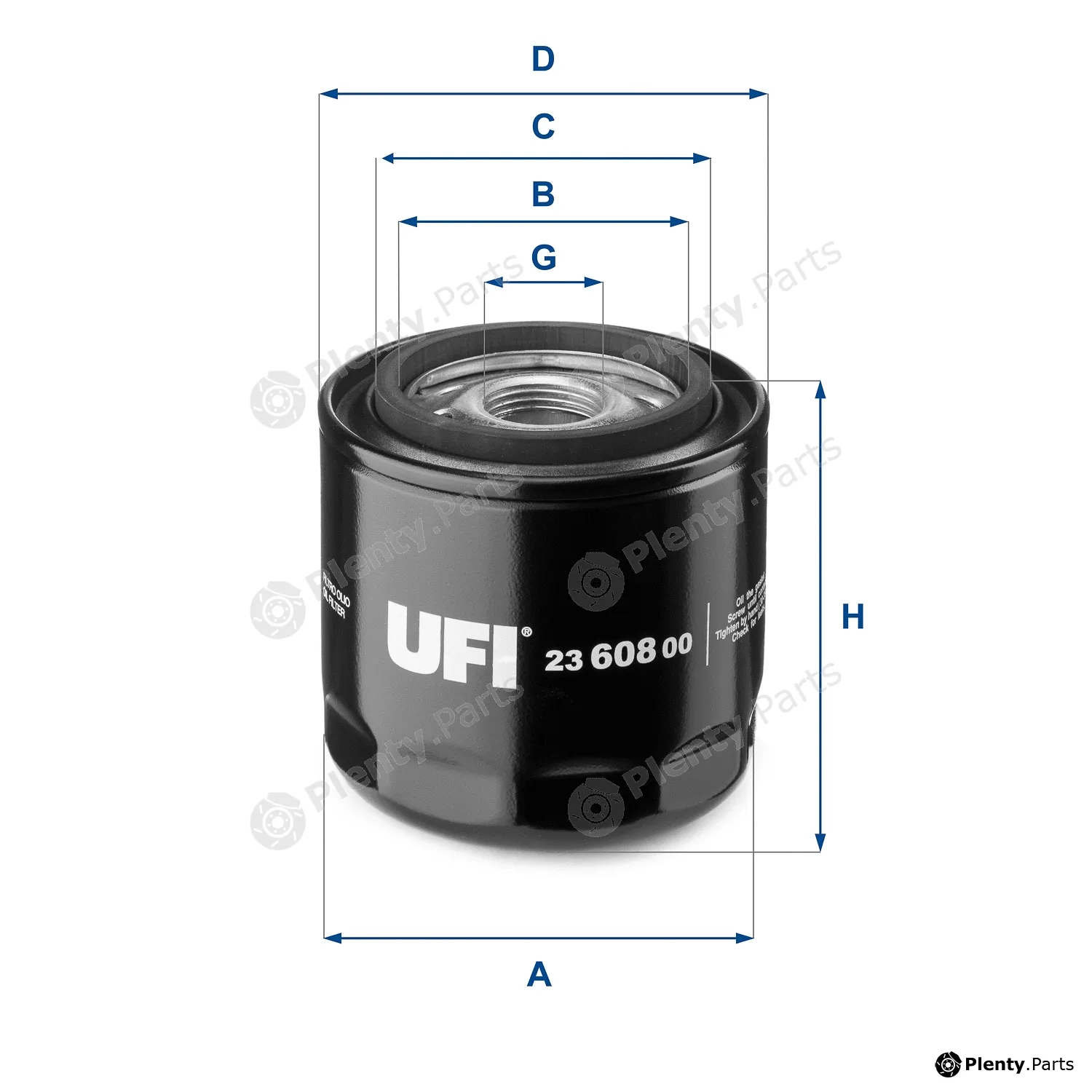 UFI 23.608.00 — Oil Filter