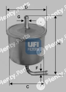 UFI 31.581.00 — Fuel Filter