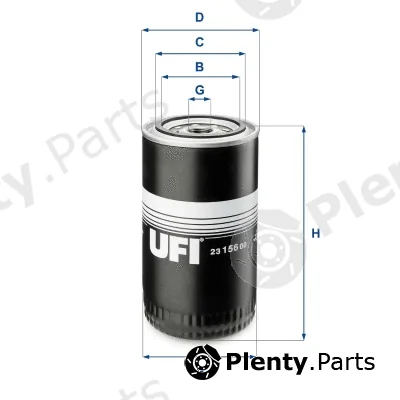 UFI 23.156.00 — Oil Filter