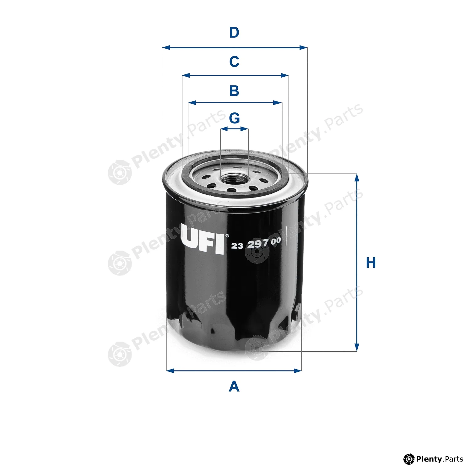 UFI 23.297.00 — Oil Filter