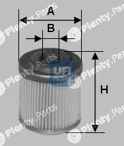 UFI 25.553.00 — Oil Filter