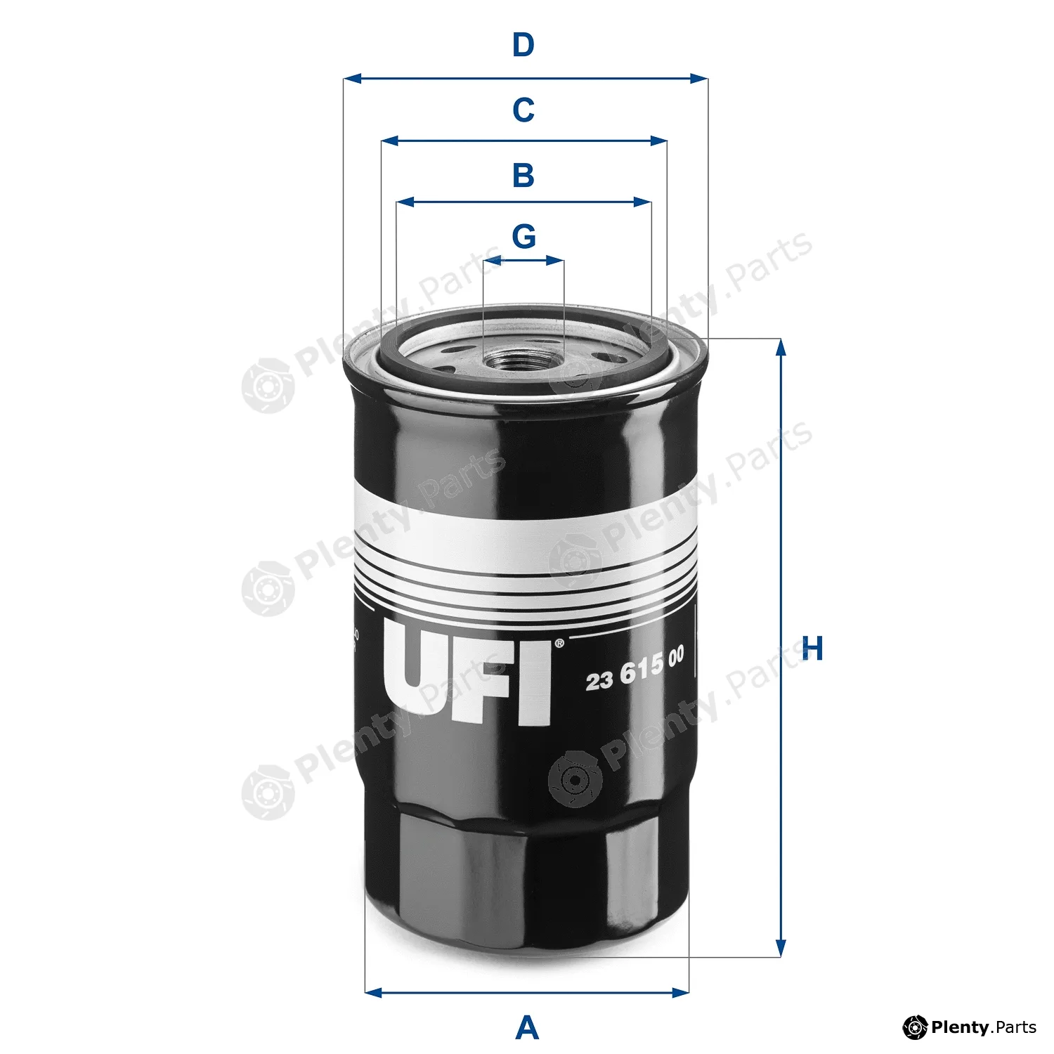 UFI 23.615.00 — Oil Filter