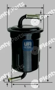 UFI 31.715.00 — Fuel Filter