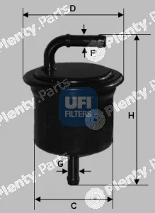 UFI 31.716.00 — Fuel Filter