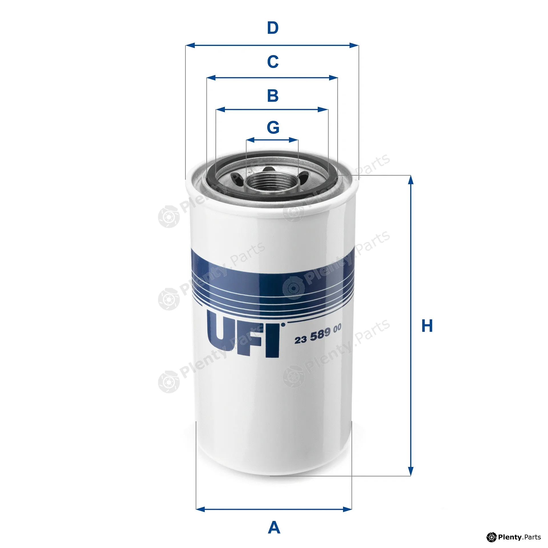 UFI 23.589.00 — Oil Filter