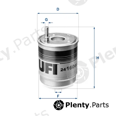 UFI 24.160.00 — Fuel Filter