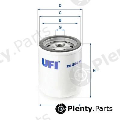 UFI 24.304.00 — Fuel Filter