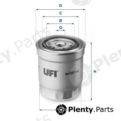 UFI 24.083.00 — Fuel Filter