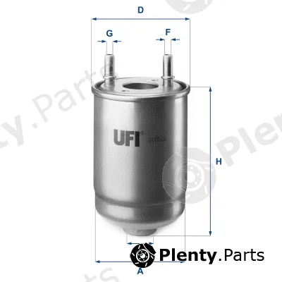 UFI 24.186.00 — Fuel Filter