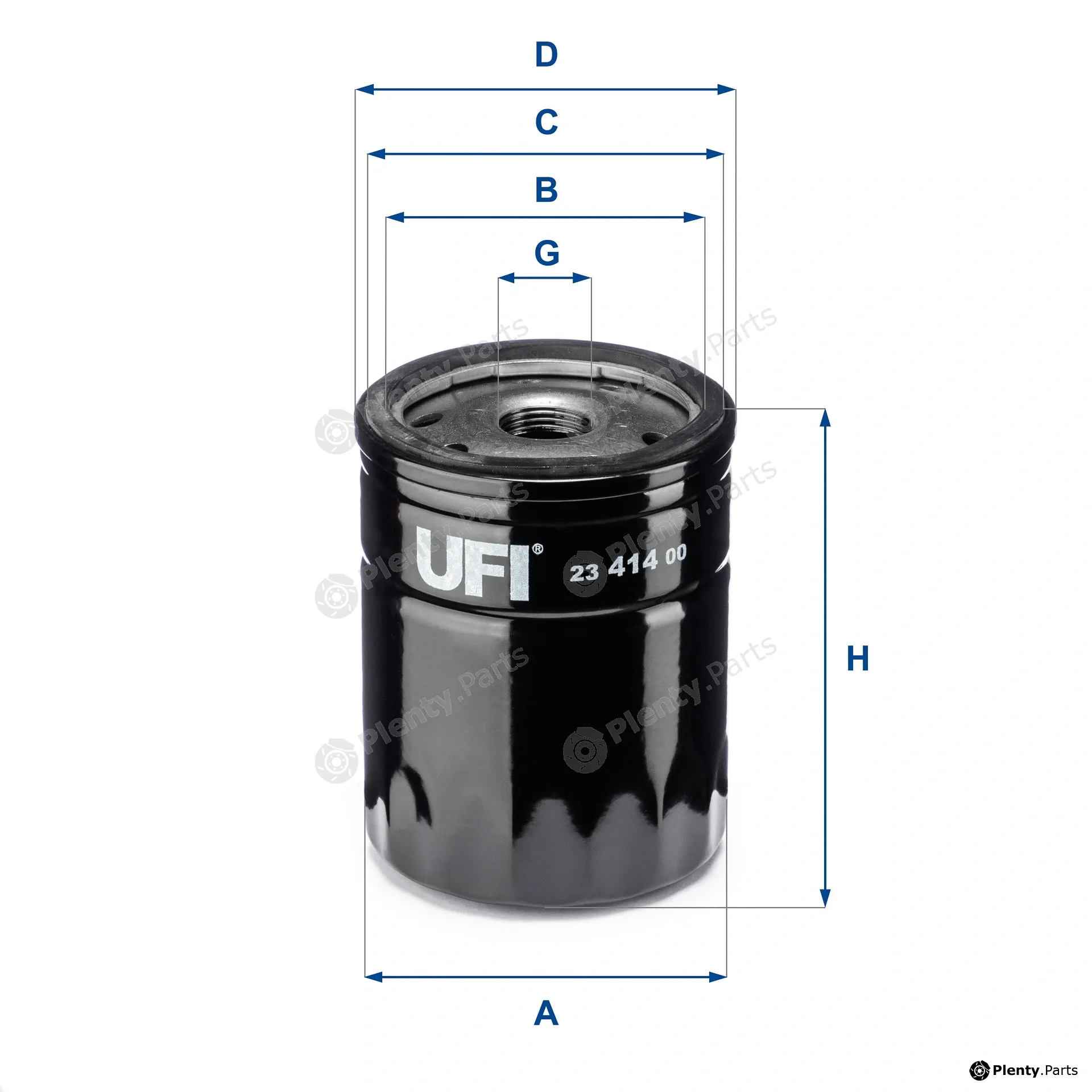 UFI 23.414.00 — Oil Filter