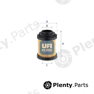 UFI 76.021.00 — Filter, operating hydraulics