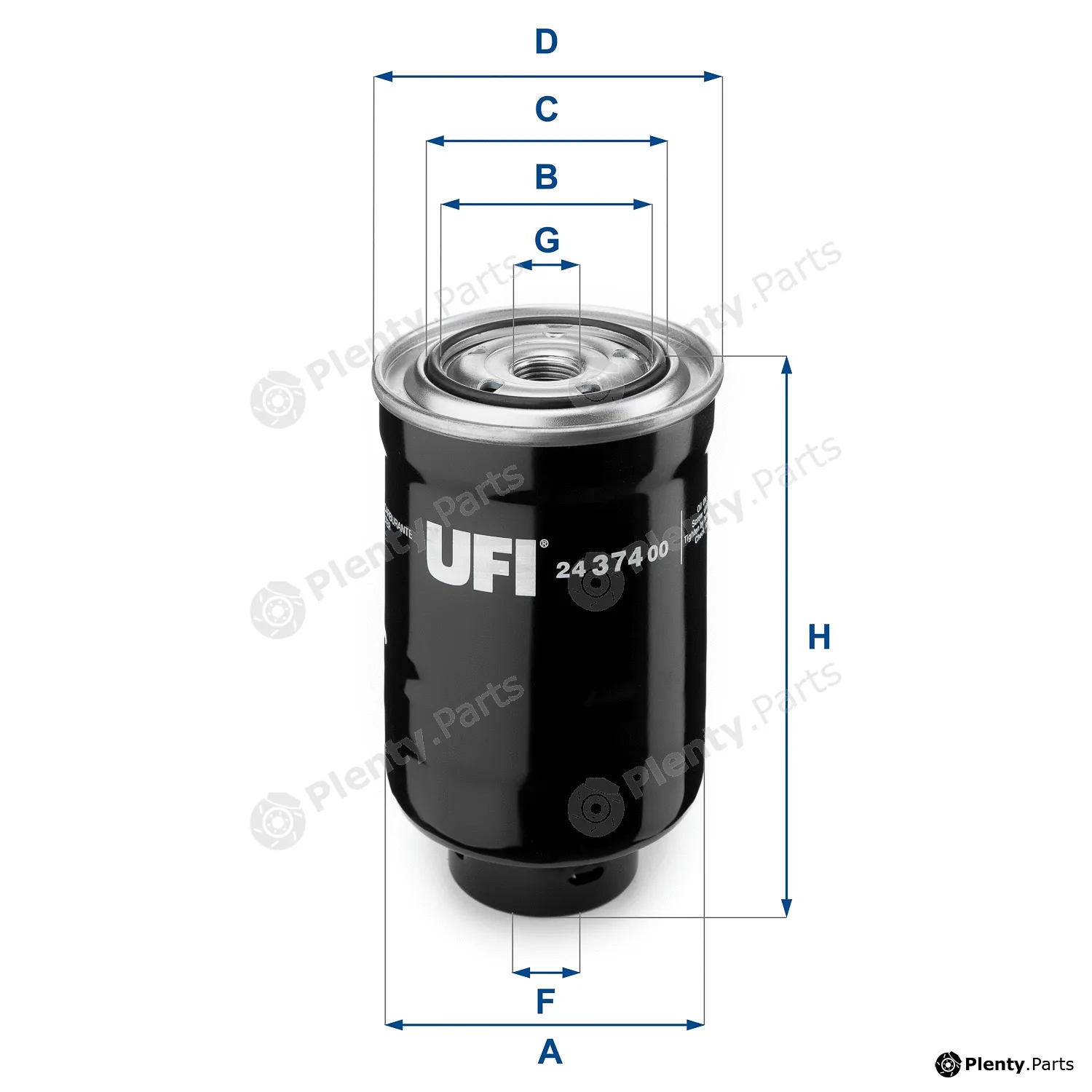 UFI 24.374.00 — Fuel Filter
