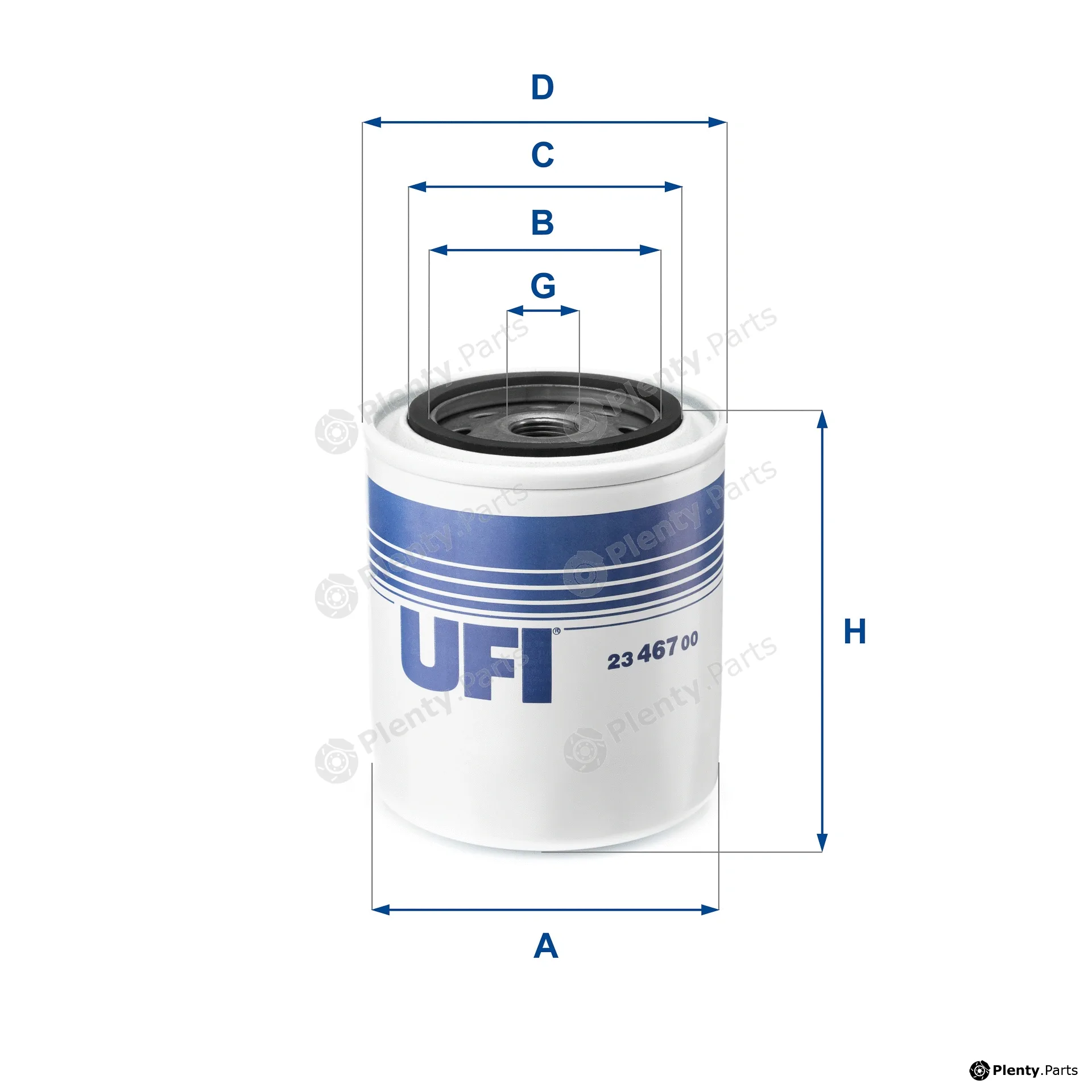 UFI 23.467.00 — Oil Filter