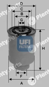 UFI 24.392.00 — Fuel Filter