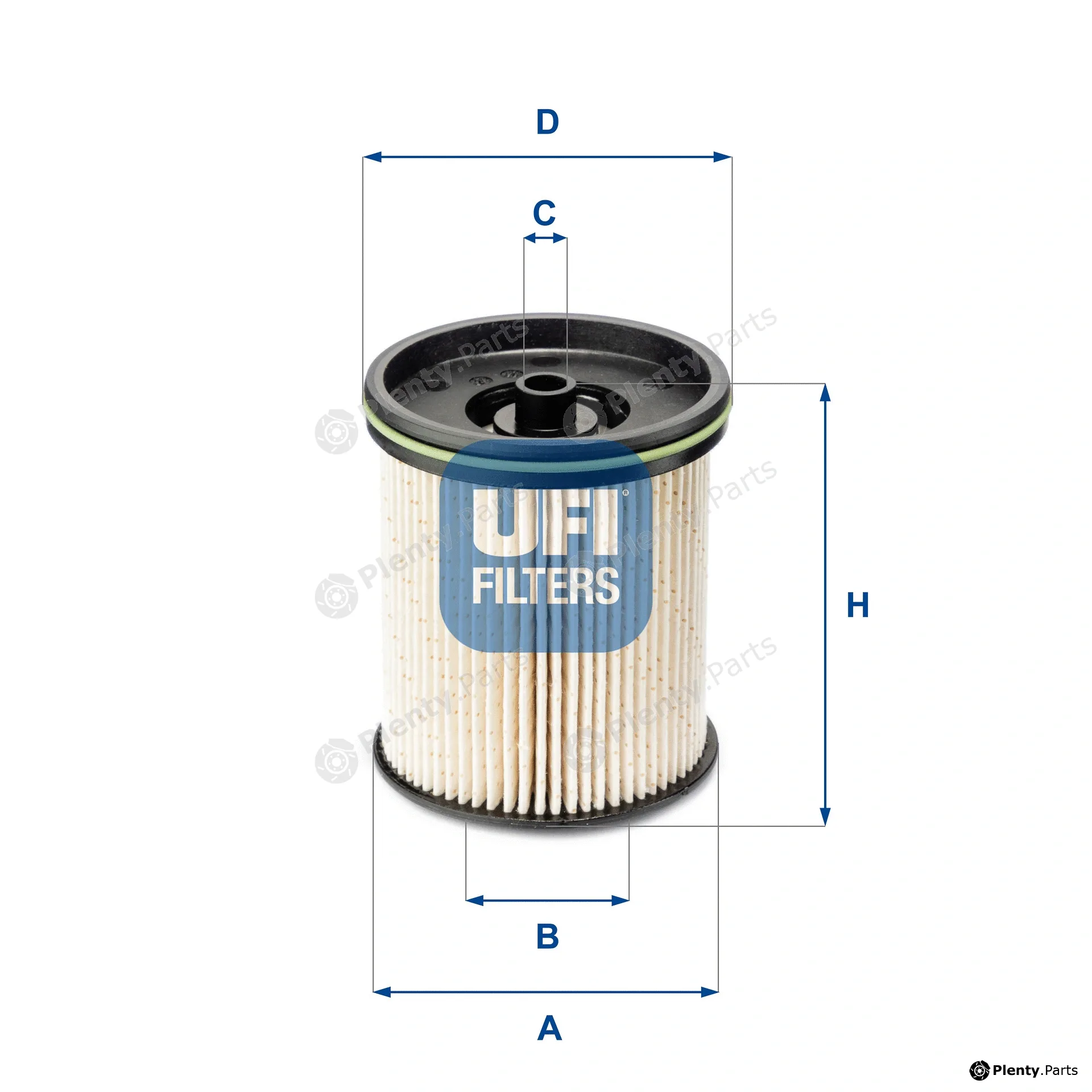 UFI 26.122.00 — Fuel Filter