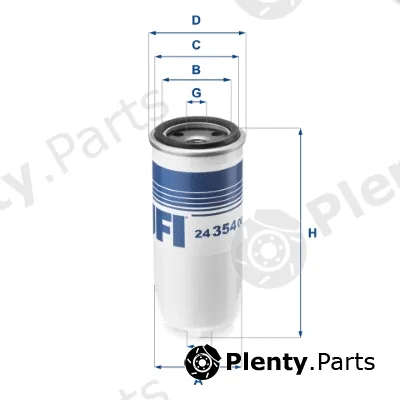 UFI 24.354.00 — Fuel Filter
