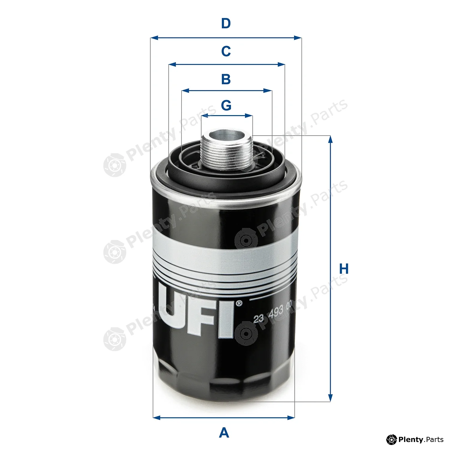 UFI 23.493.00 — Oil Filter