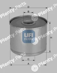 UFI 24.369.00 — Fuel Filter