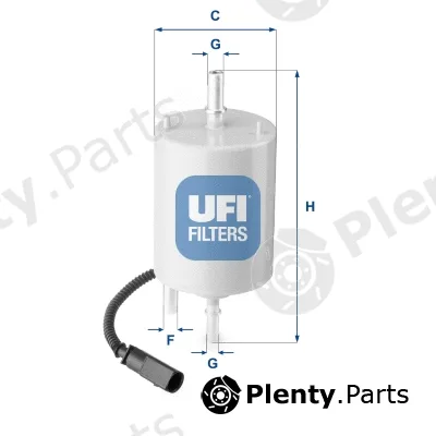 UFI 31.861.00 — Fuel Filter