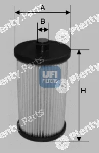 UFI 26.057.00 — Fuel Filter