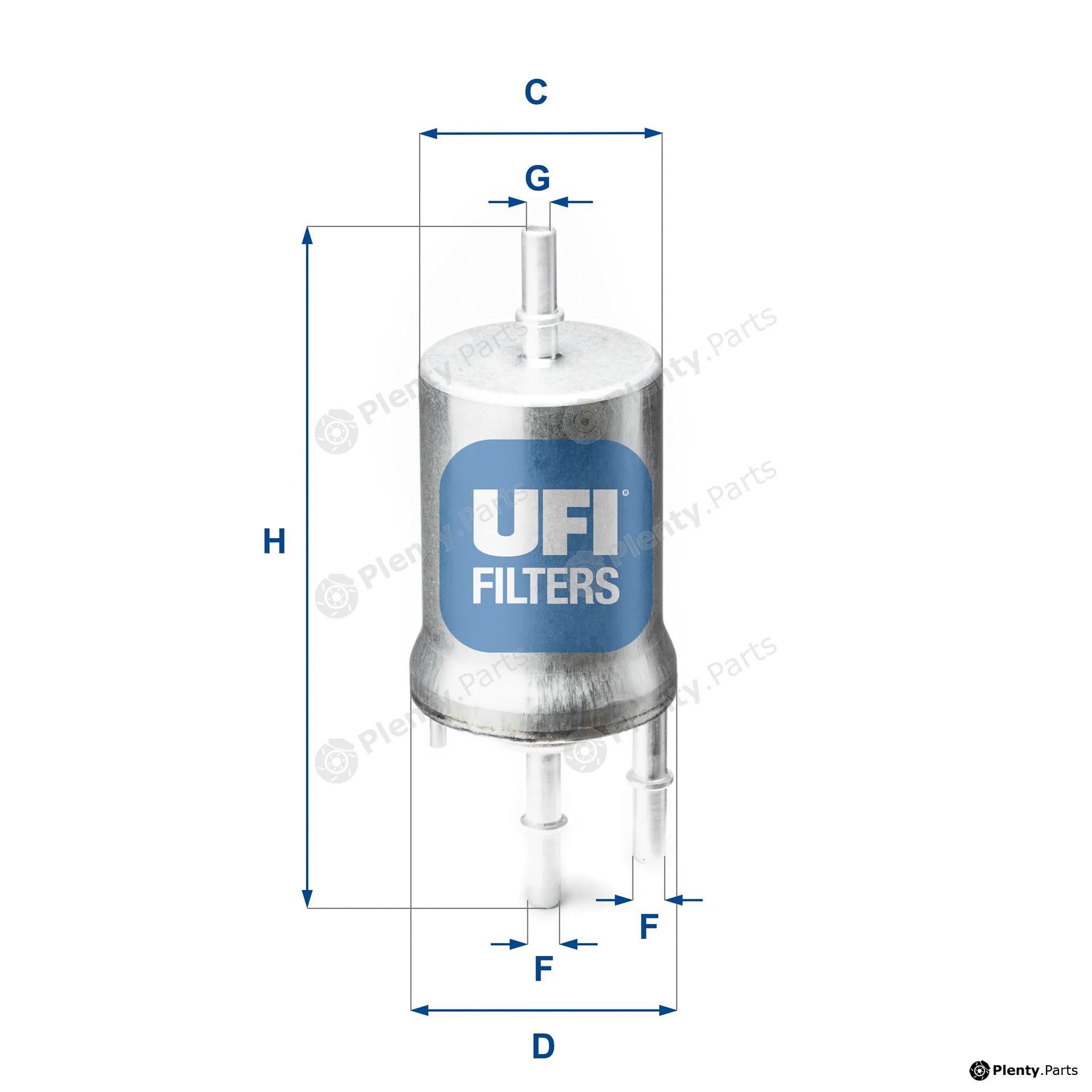 UFI 31.845.00 — Fuel Filter
