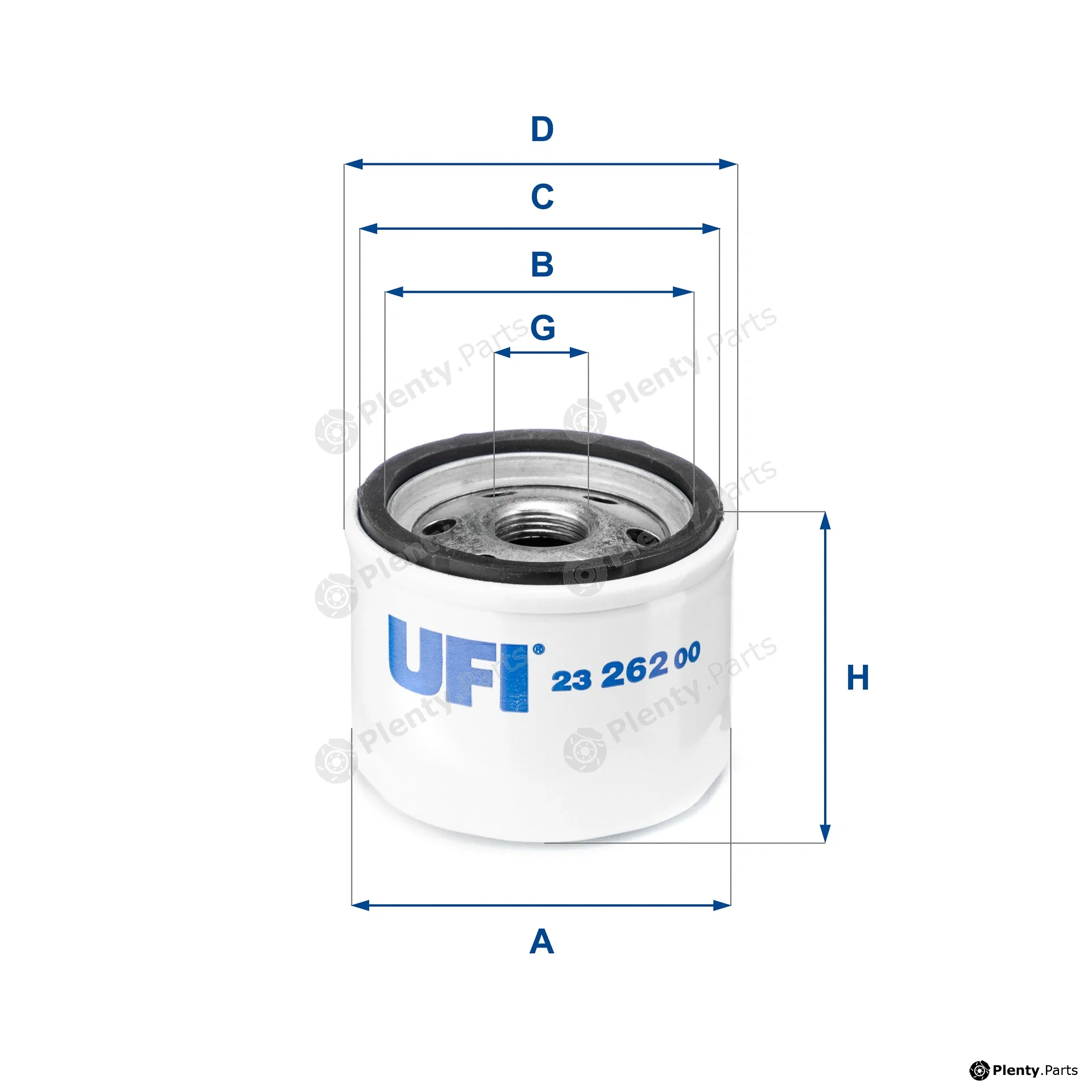 UFI 23.262.00 — Oil Filter