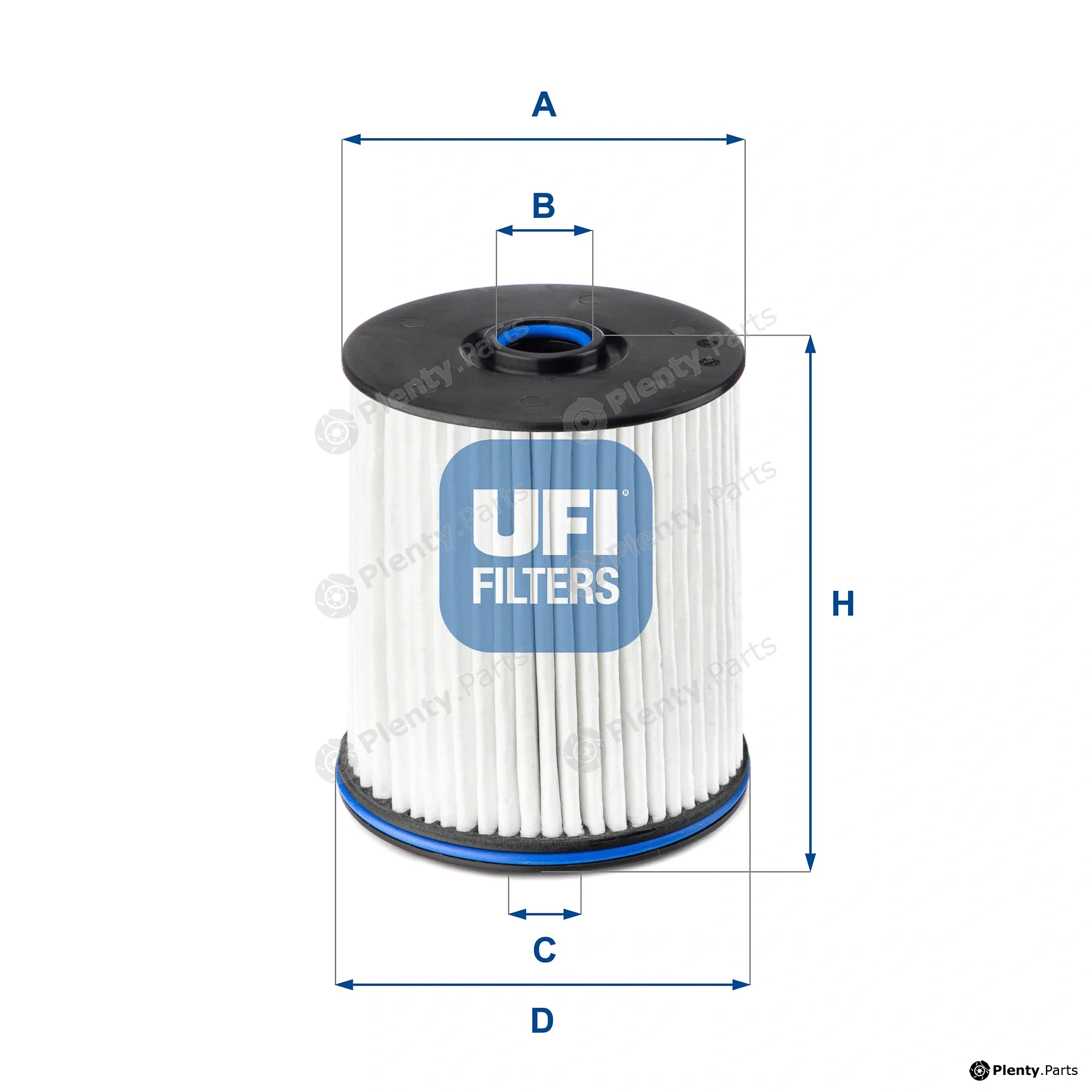 UFI 26.E2X.01 — Fuel Filter