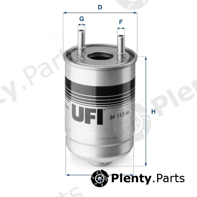UFI 24.113.00 — Fuel Filter