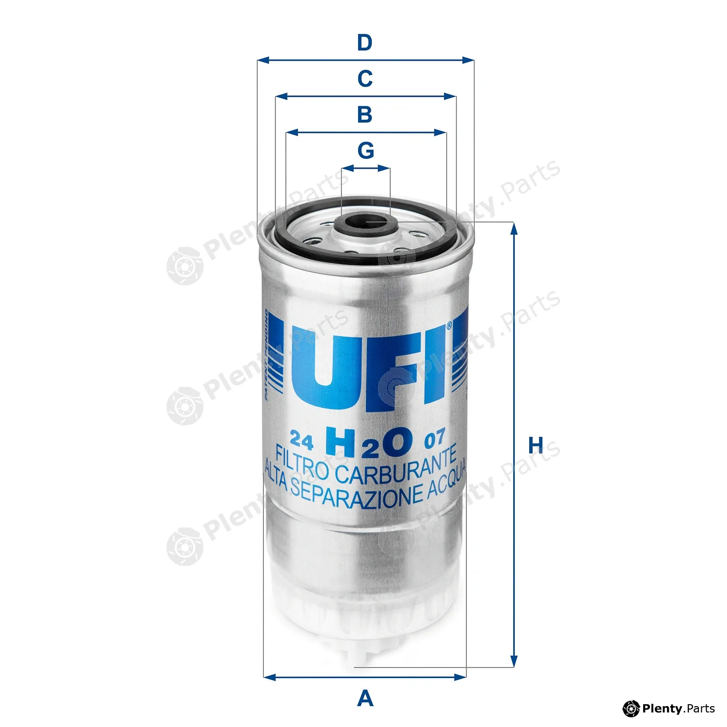 UFI 24.H2O.07 — Fuel Filter