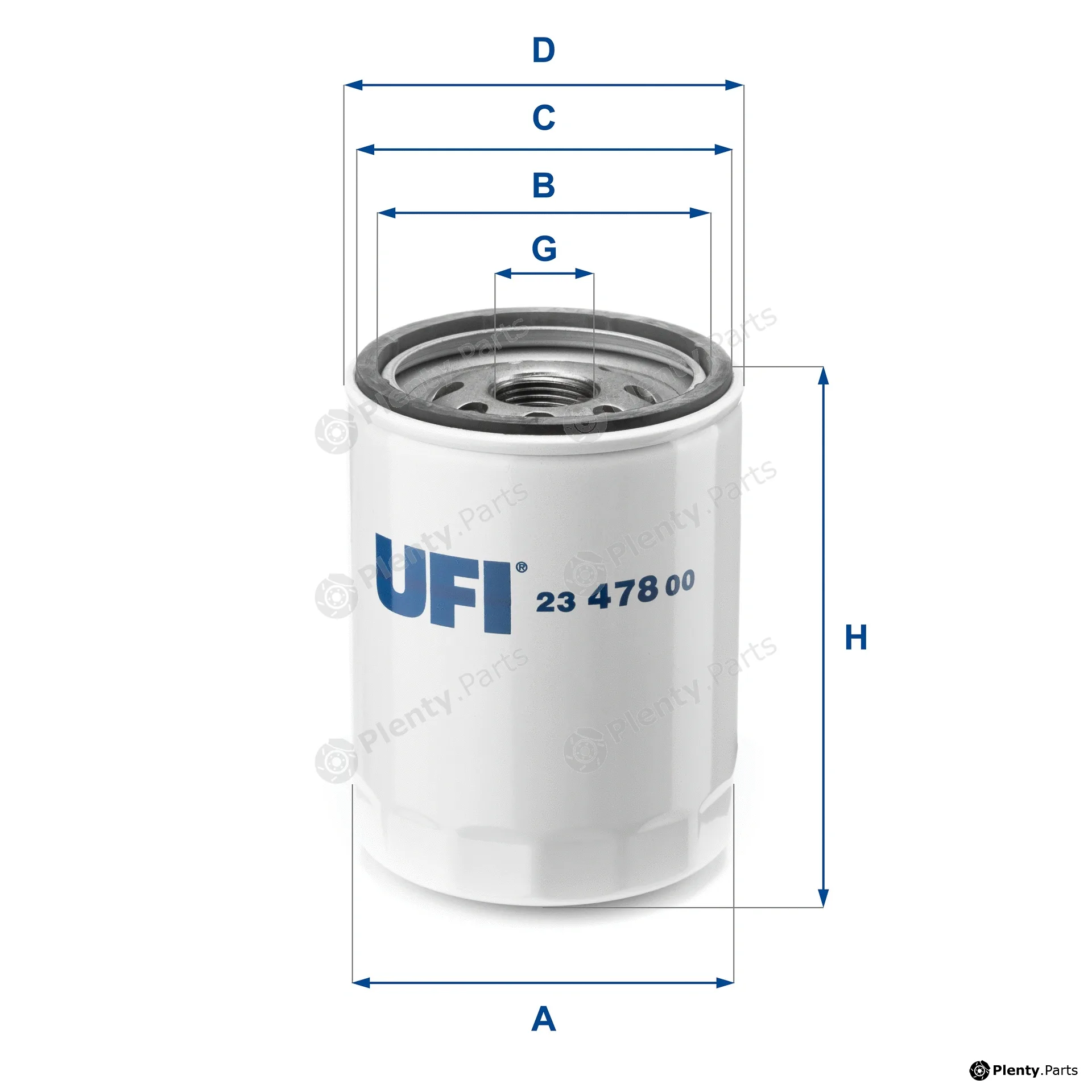 UFI 23.478.00 — Oil Filter