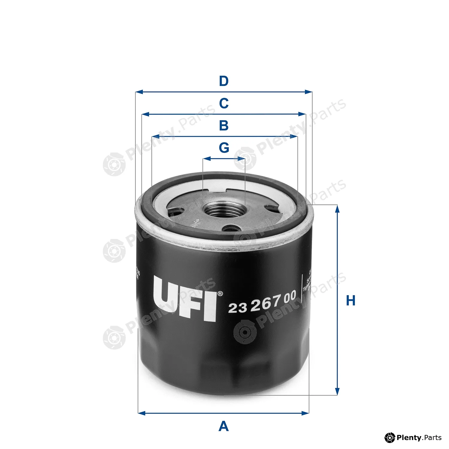 UFI 23.267.00 — Oil Filter