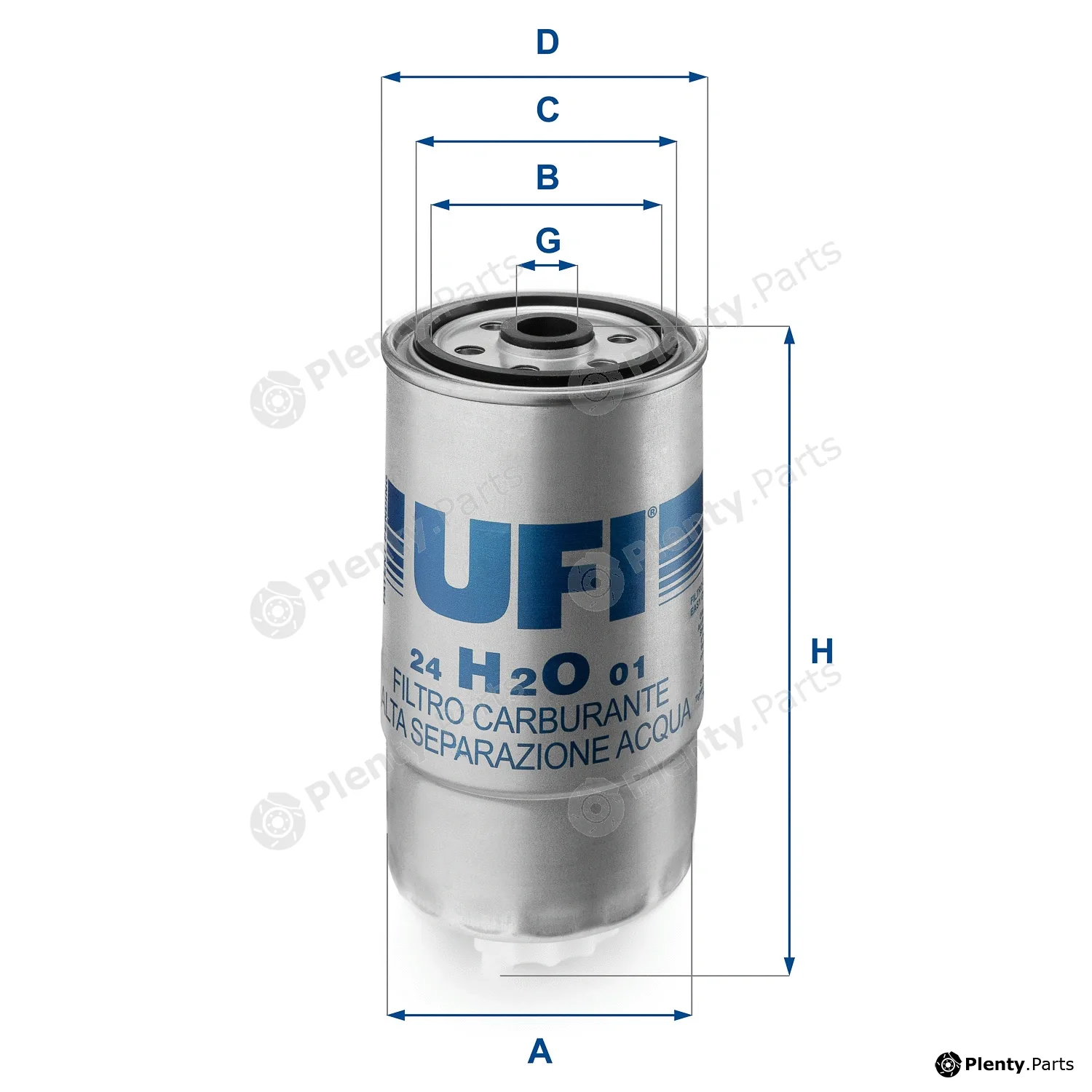 UFI 24.H2O.01 — Fuel Filter